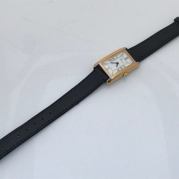 Portsmouth Swiss Made Women Watch Gold Tone Case W - Picture 9 of 13